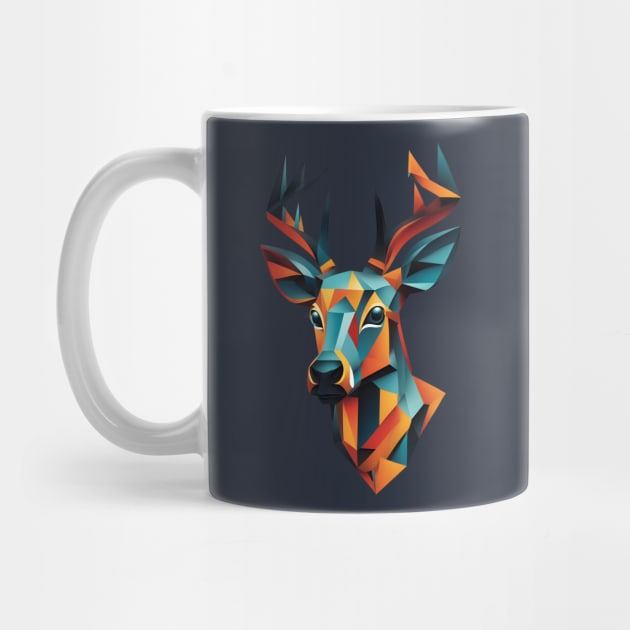 Geometric Deer by didibayatee